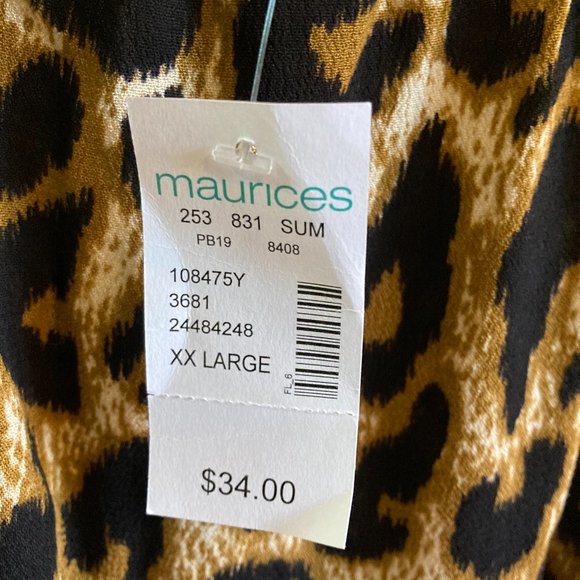 Leopard Print Maurices Tank - Picture 5 of 5
